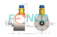 Инкрементальный угловой энкодер Series MXE Hohner Automazione