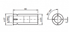 Переходник вала ACC-SET-ENI90PL-SLEEVE 16/25 Pepperl+Fuchs