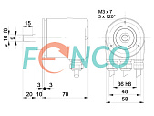 Абсолютный энкодер FNC (FEN) AC58B Bus Cover Fenac