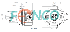 Инкрементальный энкодер FNC (FEN) 58S 81 Fenac
