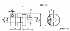 Кулачковая муфта RD7-C ROUNDSS