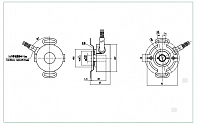 Инкрементальный угловой энкодер NVC37T ROUNDSS