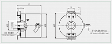 Инкрементальный угловой энкодер RCC58H ROUNDSS