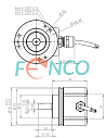 Инкрементальный энкодер FNC (FEN) 58B Fenac