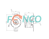 Инкрементальный энкодер FNC (FEN) 58SC Fenac