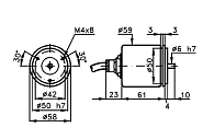 Энкодер I08 58SX Elcis