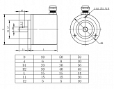 Инкрементальный угловой энкодер ADK58 IDENCODER