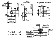 Энкодер M03 M345NC Elcis