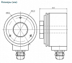 Инкрементальный угловой энкодер GHH58 CALT