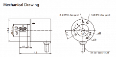 Энкодер SA38S JILIN SANSHENG SENSING TECHNOLOGY