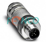 Разъем M12 5pin тип B вилка Posital Fraba