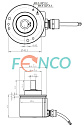 Абсолютный программируемый энкодер FNC (FEN) MT 58B Fenac