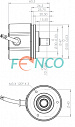 Абсолютный энкодер FNC (FEN) AS50B Fenac