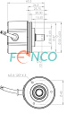 Абсолютный энкодер FNC (FEN) AS50B Fenac