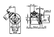 Энкодер I05 59ZMA Elcis