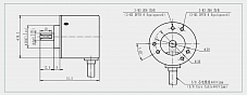 Инкрементальный угловой энкодер RCC38S ROUNDSS