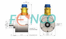 Инкрементальный угловой энкодер Series RXE Hohner Automazione