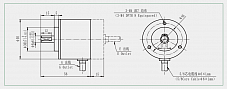 Инкрементальный угловой энкодер DCC50S ROUNDSS