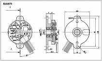 Абсолютный угловой энкодер RAA35T6 / RAA46T6 ROUNDSS