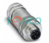 Разъем M12 4pin тип D вилка Posital Fraba