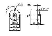 Энкодер I09 56E Elcis