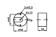 Энкодер I08 58BL Elcis