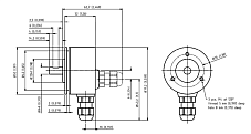 Инкрементальный энкодер SCA50-SR Scancon