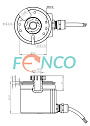 Абсолютный программируемый энкодер FNC (FEN) MT 58E Fenac