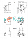 Инкрементальный угловой энкодер CIOD58C AK-Industries