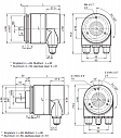 Абсолютный энкодер EVM58-PZ Pepperl+Fuchs