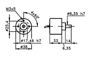Энкодер M02 M38 Elcis