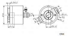 Энкодер CX59 Lika
