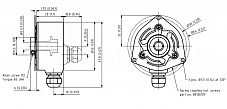 Инкрементальный энкодер SCH50F Scancon