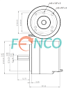 Инкрементальный энкодер FNC (FEN) 40S Fenac