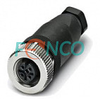 Разъем M12 4pin тип A розетка Posital Fraba