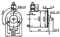 Энкодер I11 80EXS Elcis