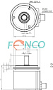 Абсолютный энкодер FNC (FEN) IO 58S Fenac