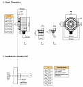 Абсолютный угловой энкодер KM60 HENGXIANG