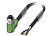 Кабель 10 м с угловым разъемом M12 8pin розетка Posital Fraba