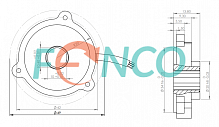 Абсолютный энкодер FNC (FEN) TASO 40HBK Fenac