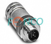 Разъем M12 5pin тип A вилка Posital Fraba