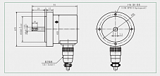 Инкрементальный угловой энкодер DTC70S ROUNDSS