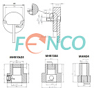 Абсолютные энкодеры FNC (FEN) MBAS44 Fenac