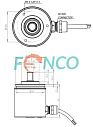 Абсолютный программируемый энкодер FNC (FEN) MT 50B Fenac