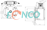 Энкодер для тяжелых условий FNC (FEN) FHD RS115 Fenac