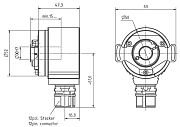 Инкрементальный энкодер IES58 TR Electronic