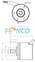 Инкрементальный энкодер FNC (FEN) 30B Fenac