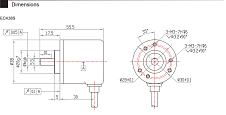 Инкрементальный энкодер ECK38S Tofi