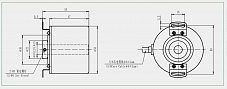 Инкрементальный угловой энкодер RCC58T ROUNDSS