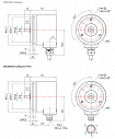 Абсолютный энкодер FDCE5801S SSI Tofi
